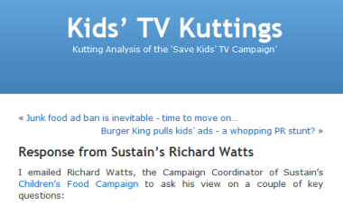 Kids' TV Kuttings blog